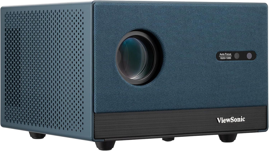 ViewSonic LX60HD LED Portable Projector w/ Built-in Google TV and Netflix, Auto Focus, Bluetooth, and Wi-Fi (Renewed)