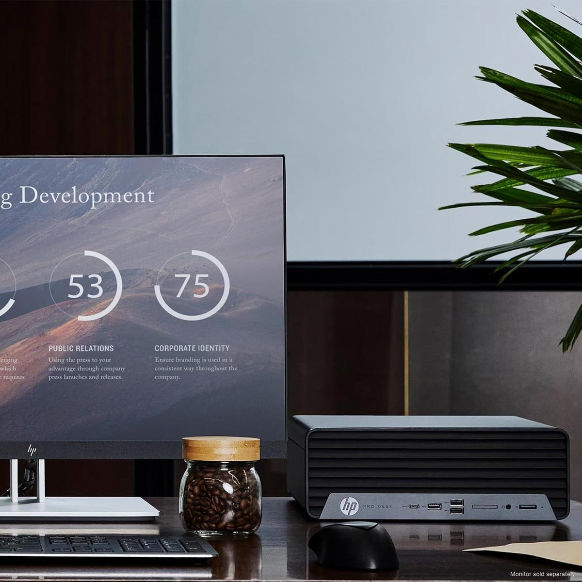 HP ProDesk G7 SFF Desktop Computer, Intel Processor, Dual 4K Display Support| 8GB RAM, 512GB SSD| WiFi| Bluetooth| HDMI, USB, RJ-45| Windows 11 Pro| Wired Keyboard & Mouse| Business & Personal Use