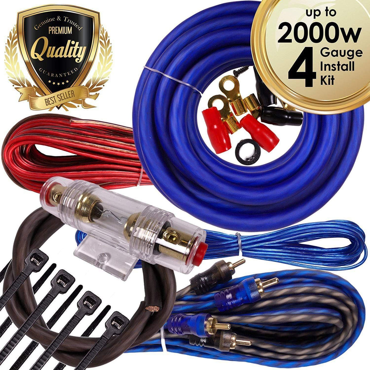 Pioneer GM-D8701 1600 Watts Class D Mono Amplifier with Wired Bass Boost Remote + Wire Kit