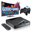Kinhank 2025 Super Console X2 Pro Pre-installed 65,000+ Classic Games,Retro Game Consoles Compatible with 60+ Emulators,EmuELEC 4.6&Android 9.0, 4K HD Output,2 Wireless Controllers