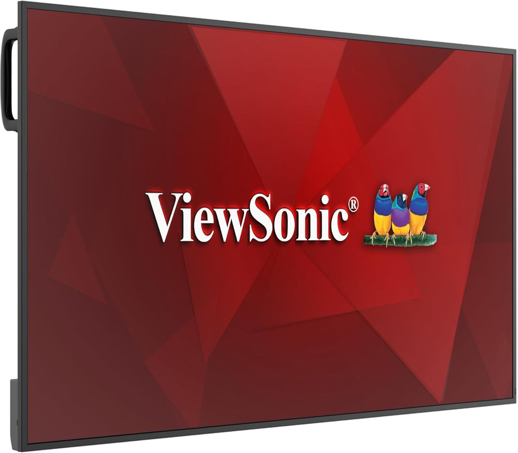 ViewSonic CDE5014 50 Inch 4K UHD Commercial Display with Android 14, 350-nit Brightness, RS232, RJ45, WiFi/BT Slot, USB-C, and HDMI Inputs