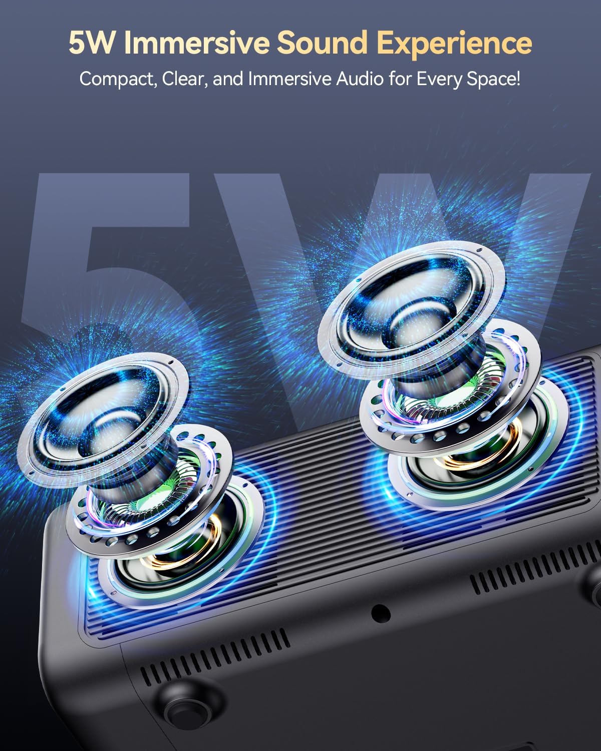 800 ANSI 4K Decoding Projector with WiFi and Bluetooth, Antmap Movie Projector with 5W Immersive Speaker, 300'' Display for Indoor/Outdoor, Home Theater Proyector for phone/Tablet/Laptop/PS5