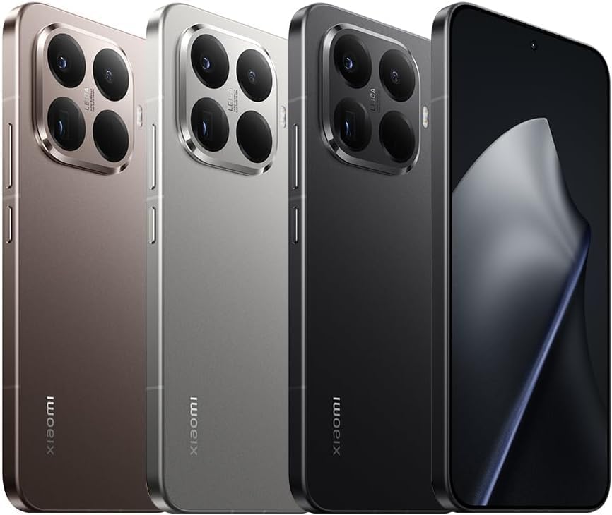 XIAOMI 15T PRO Ai 5G (Compatible with Tmobile Mint Tello & Global) (512GB + 12GB) NFC Global ROM Unlocked 50MP Triple Pro Leica Cam eSIM 6.83" 144Mhz Model 2506BPN68G Liberado (Black)
