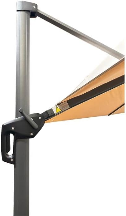 Garden Winds Custom Fit Replacement Canopy Top Cover Compatible with The Purple Leaf ZY04XHRC0911-KK 9' x 11.5' Patio Umbrella - Upgraded Performance RipLock 350 Fabric