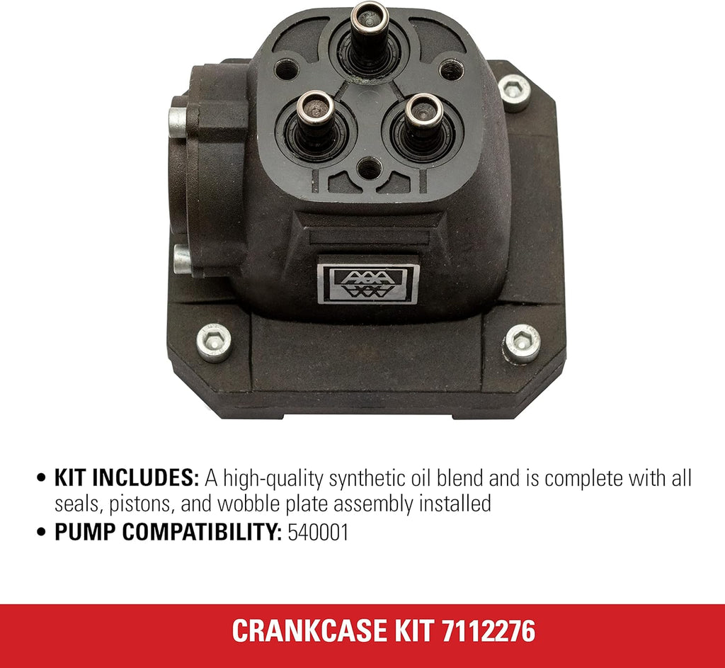 Simpson Cleaning 7112276 Crankcase Replacement Kit for AAA 540001 Axial Cam Pressure Washer Pump, Black