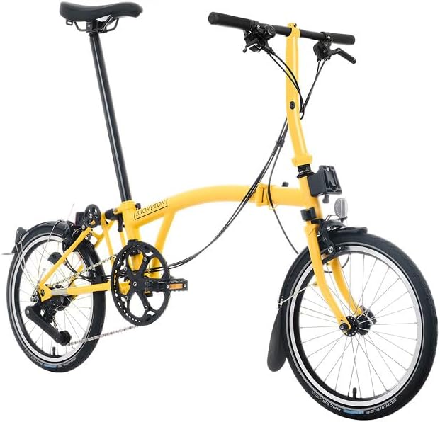 Brompton Folding Commuter Bike C Line 12-Speed | Compact, Lightweight, Urban Bike for Adults
