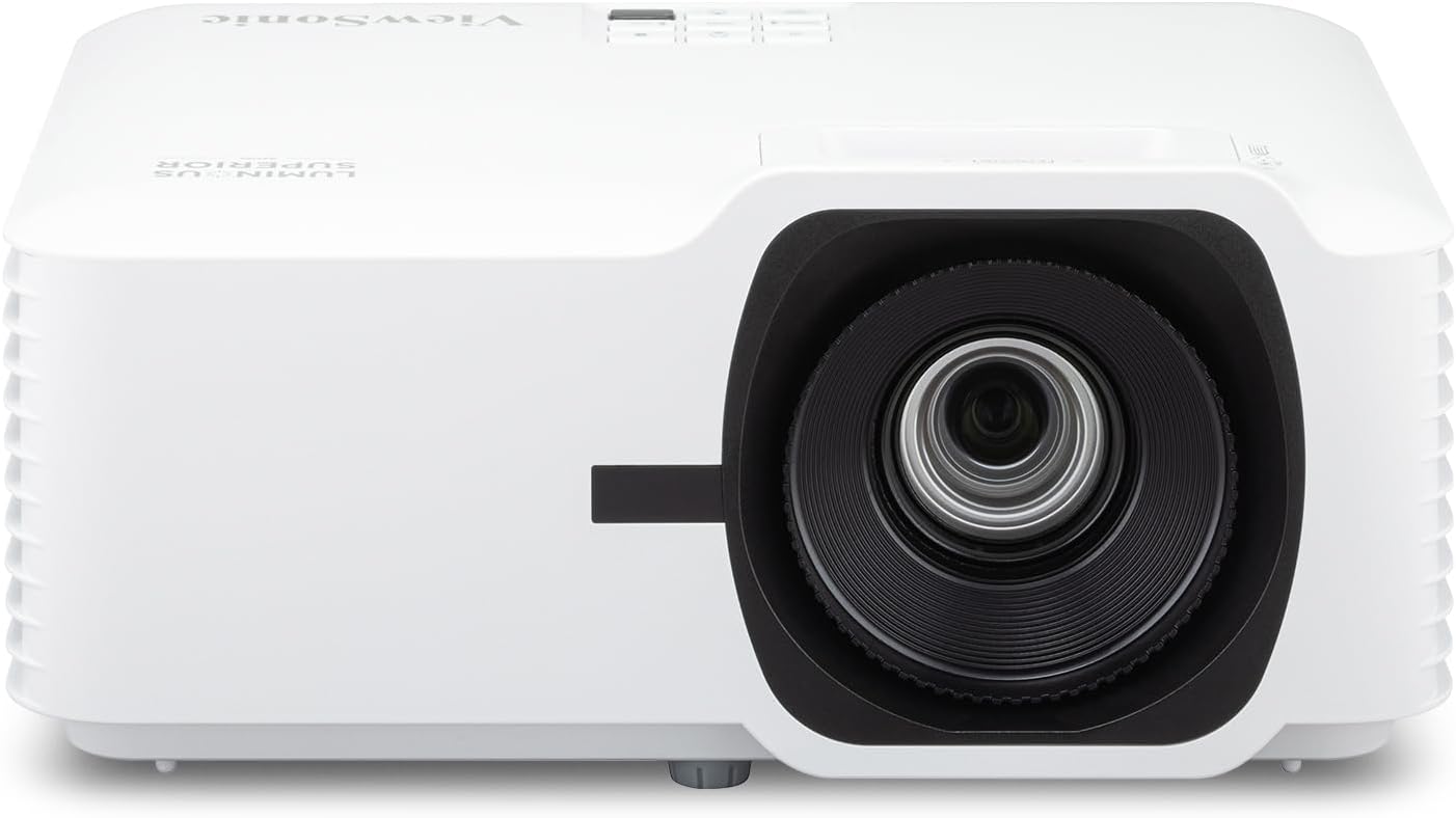 ViewSonic LS740W 5500 Lumens WXGA Laser Projector with 1.3x Optical Zoom, H/V Keystrone, 360 Degrees Projection (Renewed)