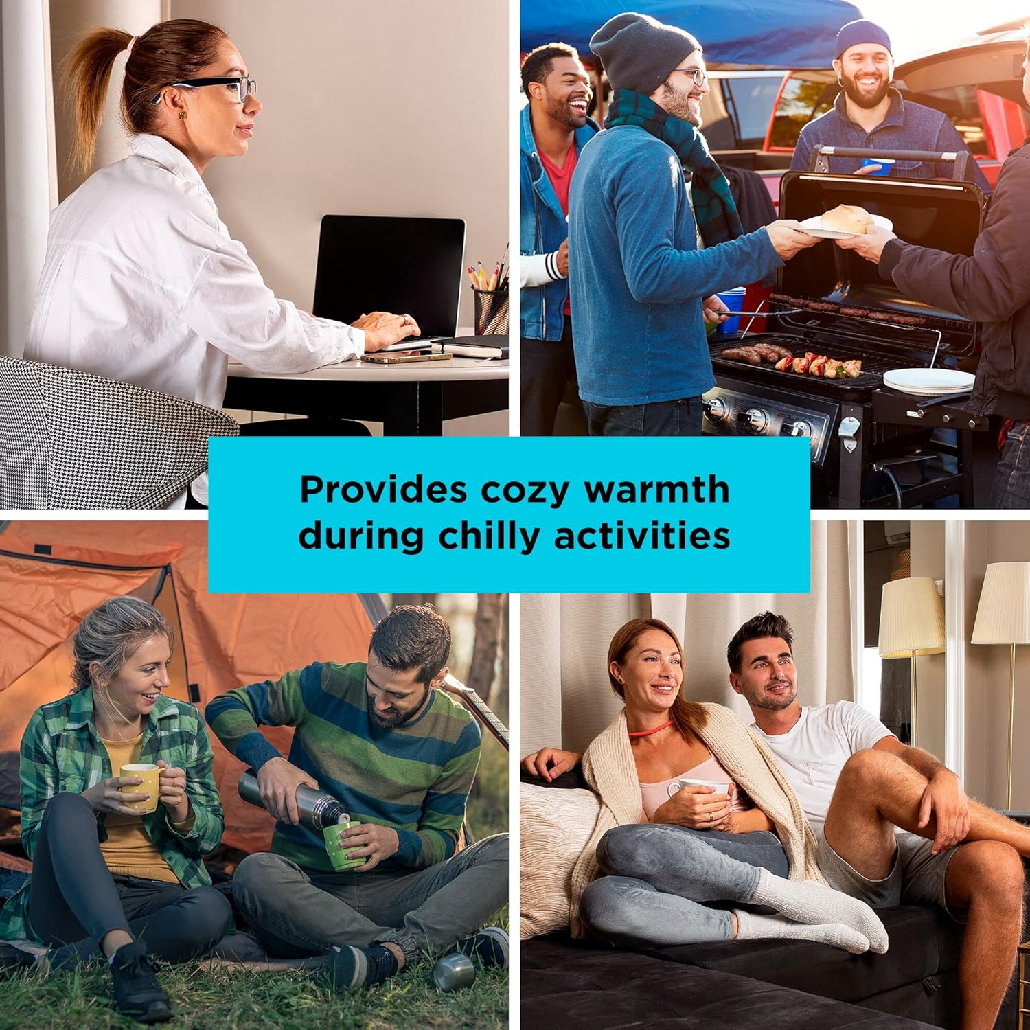 BLACK+DECKER Comfortpak, Wearable Cooling and Heating Device, TropiCoral (BCWCC101-04)