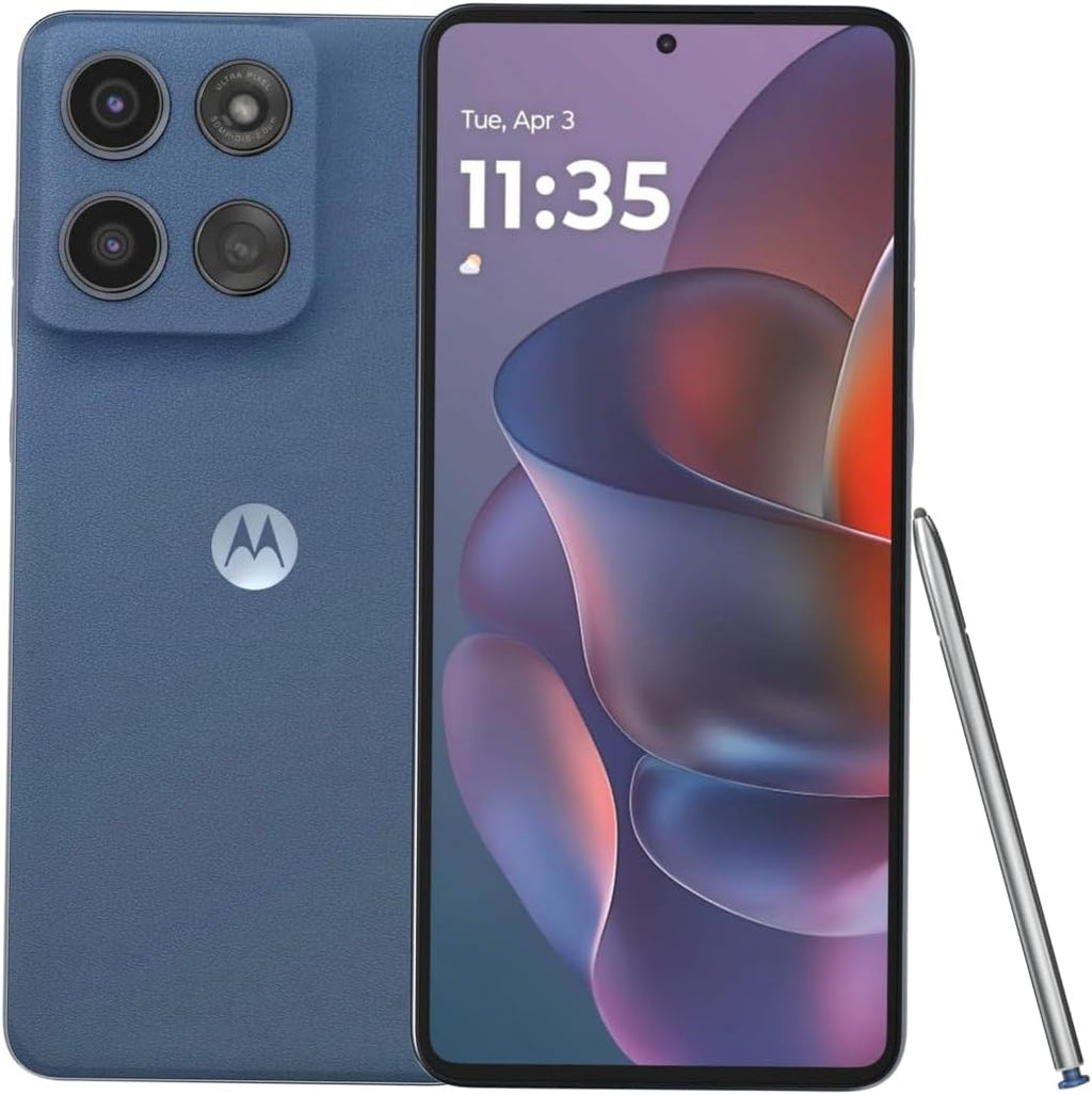 Motorola Moto G Stylus 5G 2025 | 128GB, 8GB | 6.7" AMOLED, 50MP 4K Camera, Android 15, Snapdragon 6 | AT&T Unlocked for T-Mobile, Verizon & Global 4G LTE | Pantone Sea Blue (Renewed)
