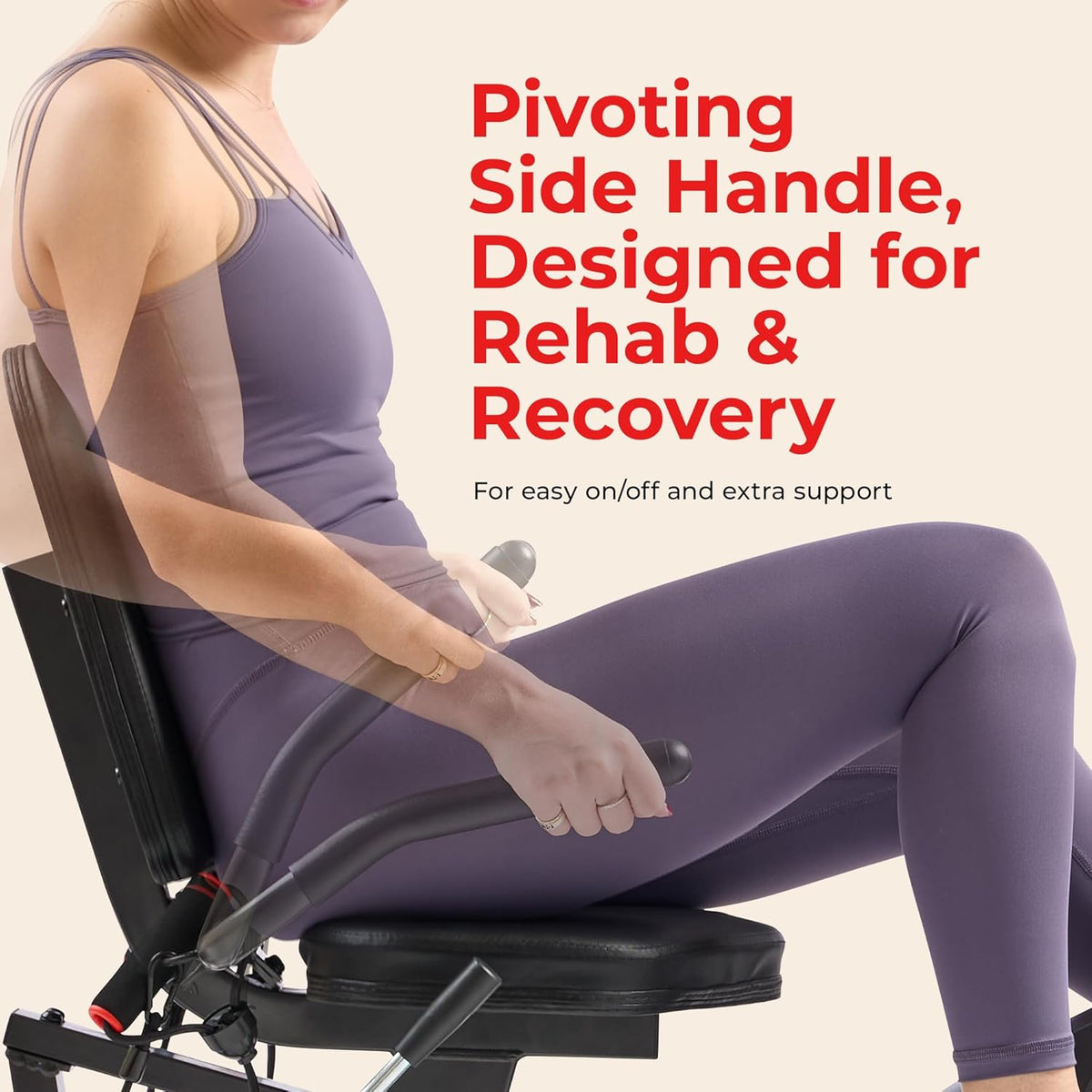 Sunny Health & Fitness Smart Recumbent Bike, Wide Cushioned Seat & Back, Indoor Cycling Machine for Adult/Seniors Home Exercise, Free SunnyFit App Connection