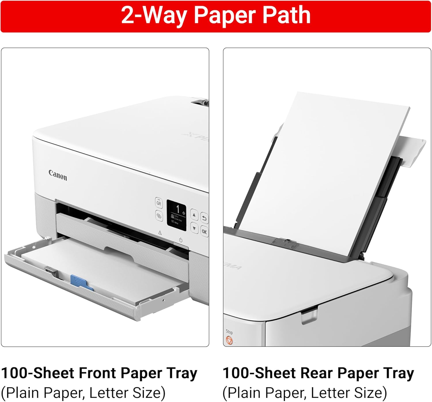 Canon PIXMA TS6420a All-in-One Wireless Inkjet Printer Print,Copy,Scan, White