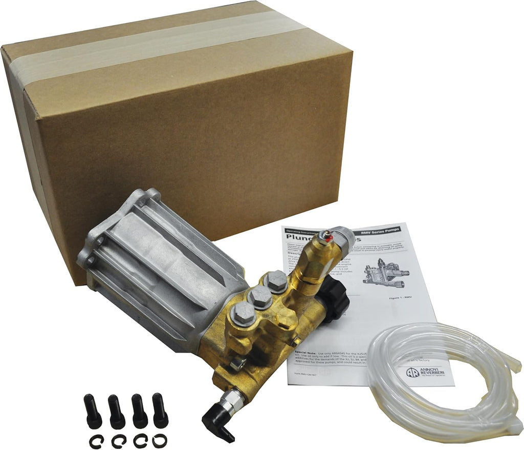 AR ANNOVI REVERBERI RMV25G30D-PKG Pressure Washer Pump Kit, 2.5 GPM, 3000 PSI, Thermal Relief Valve