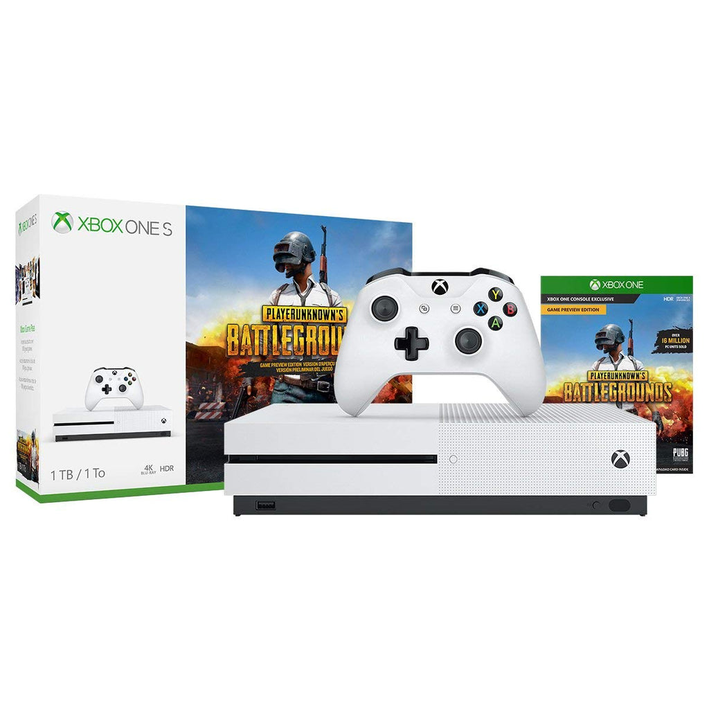 Xbox One S 1TB Console – PLAYERUNKNOWN'S BATTLEGROUNDS Bundle Discontinued (Renewed)