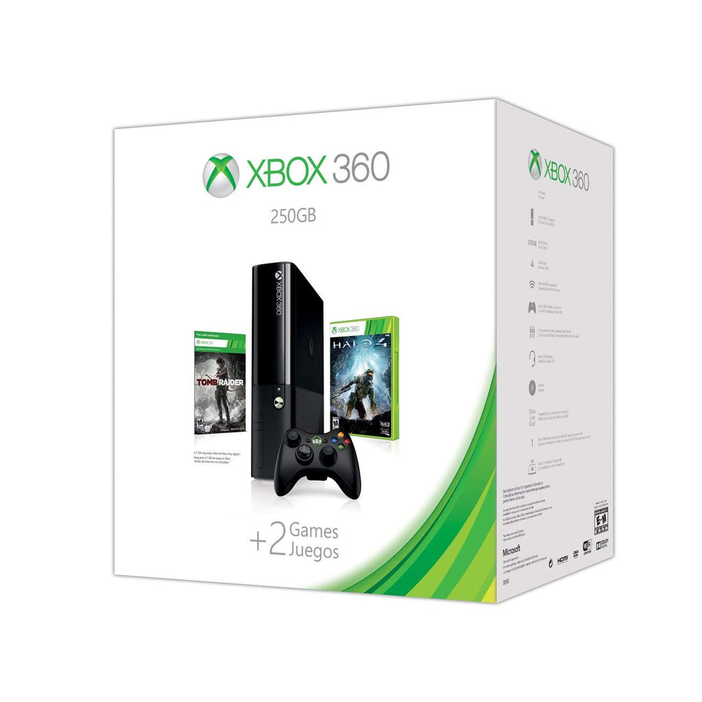 Xbox 360 500GB Console Bundle (Tomb Raider & Halo 4)