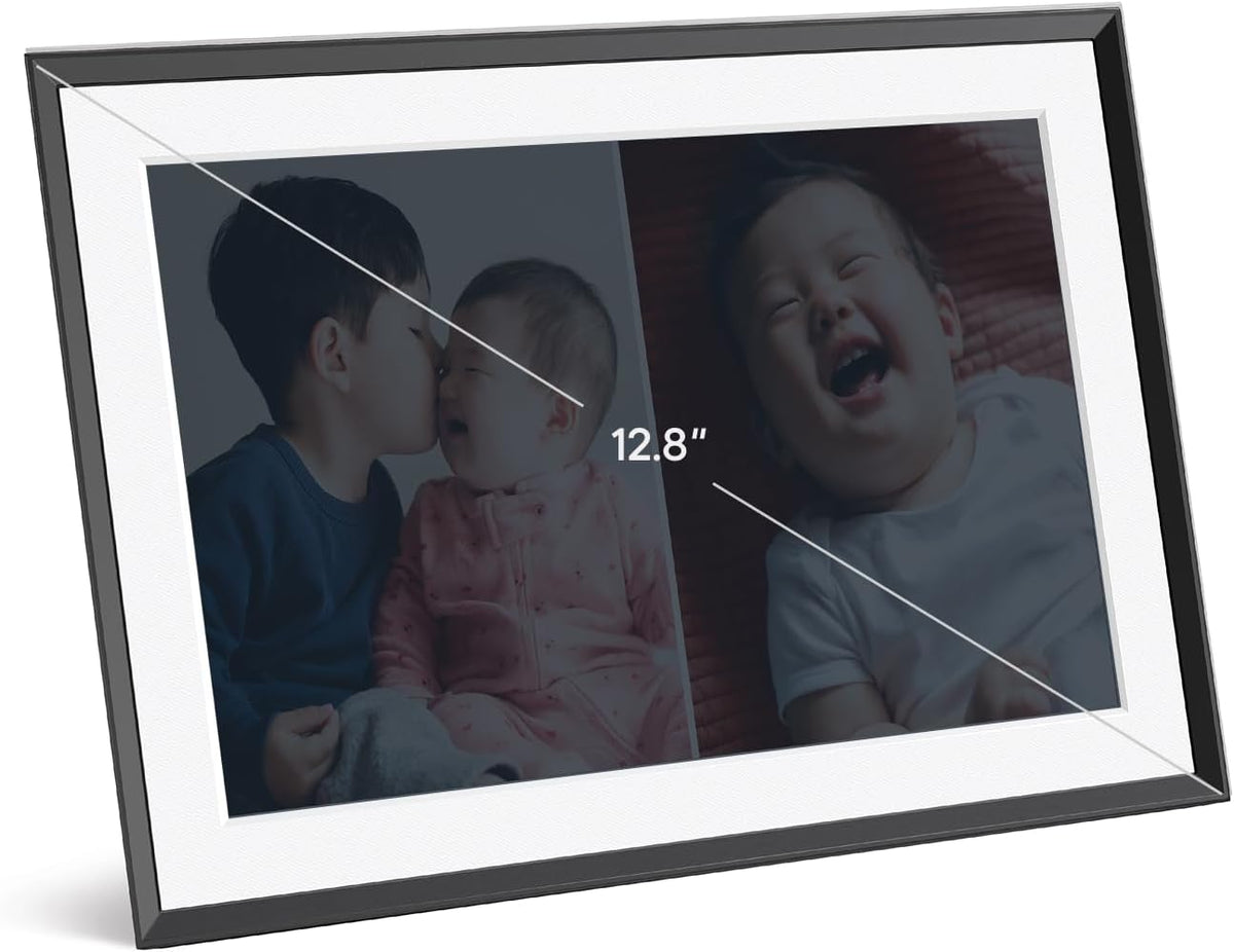 Aura Carver 10" HD WiFi Digital Picture Frame – Free Unlimited Cloud Storage – Send Photos from Phone – No Subscription – Auto On/Off – Gift for Parents & Grandparents – Quick 1 Minute Setup