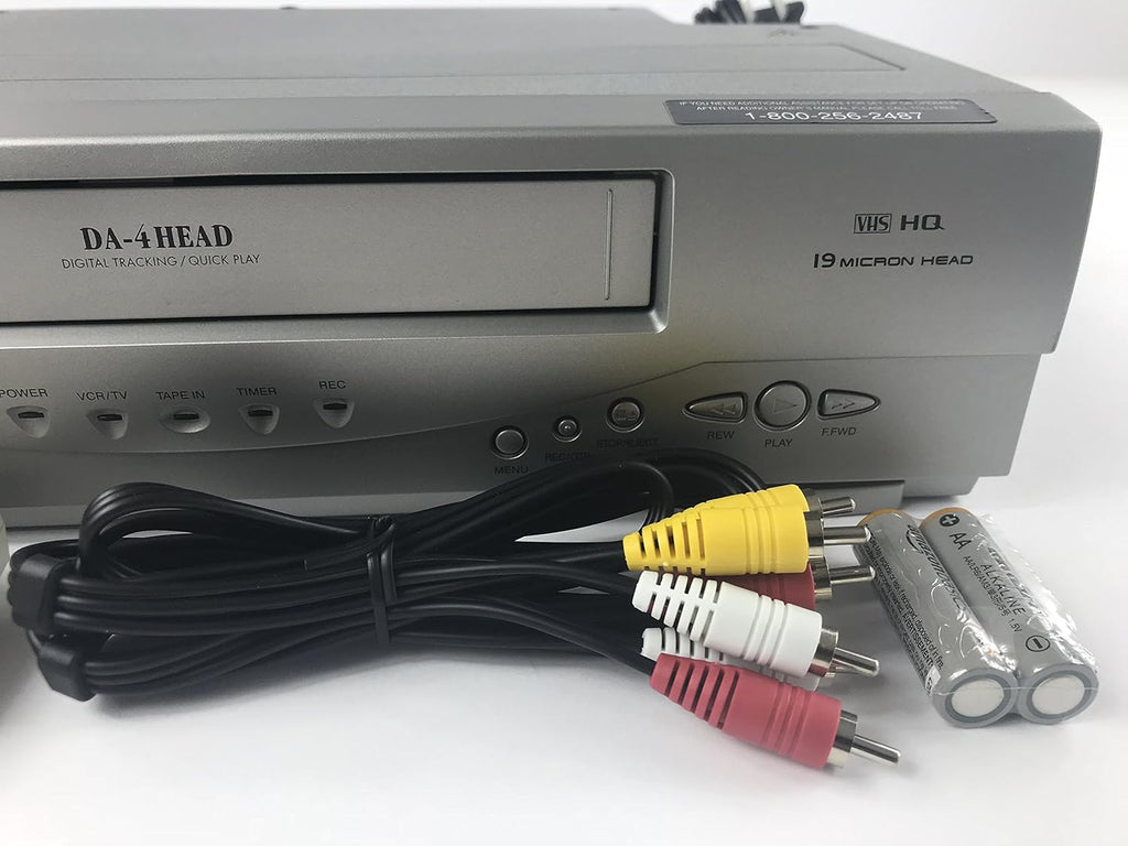 Emerson EWV404 4-Head Video Cassette Recorder with On-Screen Programming Display