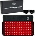 UTK Red Light Therapy Pad for Body Pain Relief, LED 660＆850nm Wearable Wrap Deep Therapy Belt with Timer Function Relieve Back Shoulder Pain