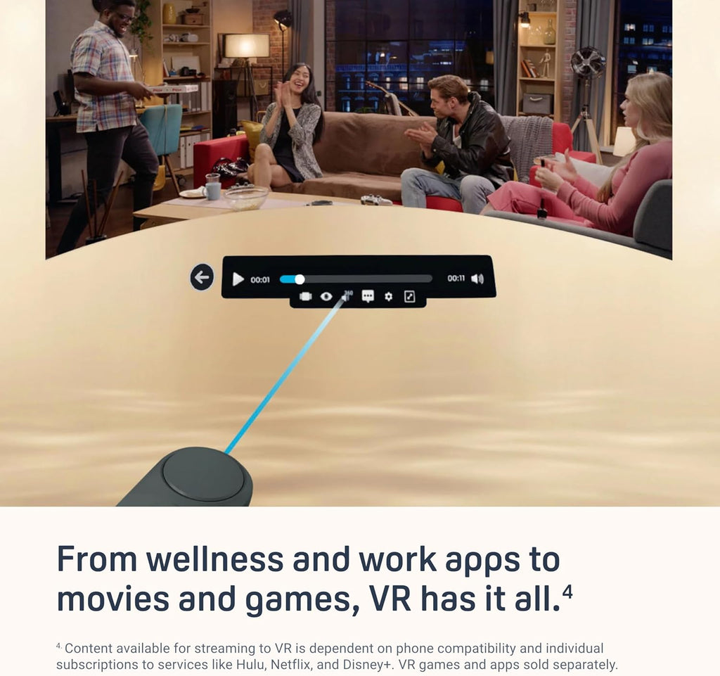 HTC Vive Flow Virtual Reality Headset with Controller