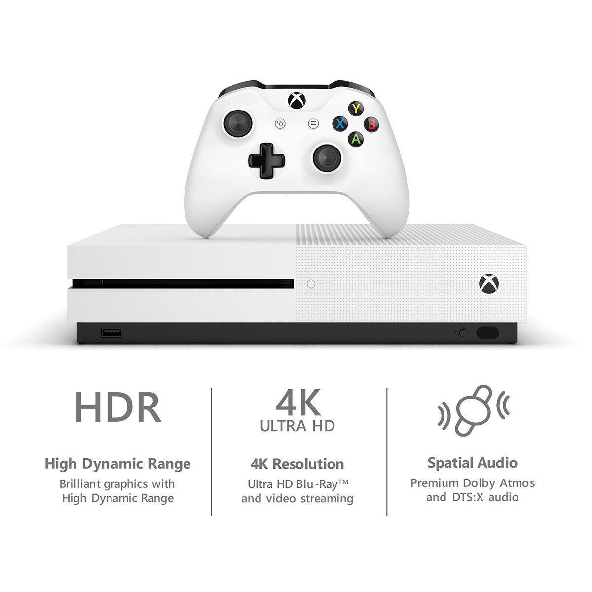 Xbox One S 1TB Console – PLAYERUNKNOWN'S BATTLEGROUNDS Bundle Discontinued (Renewed)