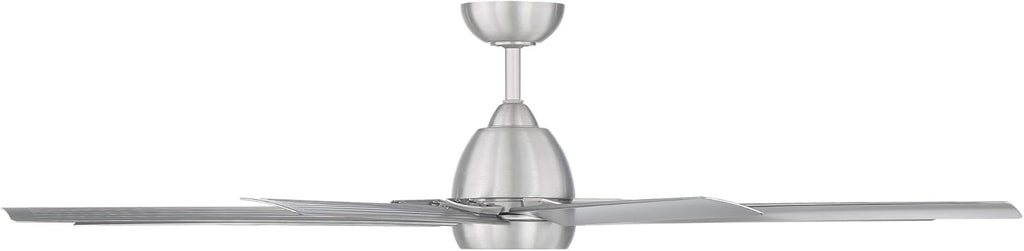 WAC Lighting Mocha XL 8 Blades Aluminum Smart Ceiling Fan in Brushed Nickel