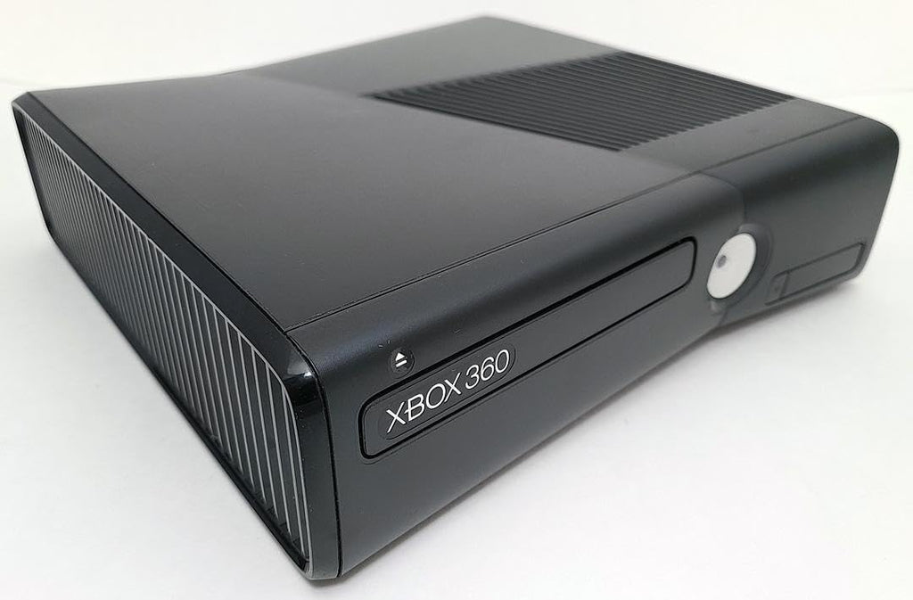 Xbox Microsoft 360 S Slim Console Bundle – Black 4GB System - Includes Controller, and Up to Date HDMI & Power Adaptor – Ready-to-Play Disc Gaming Kit! (Renewed)