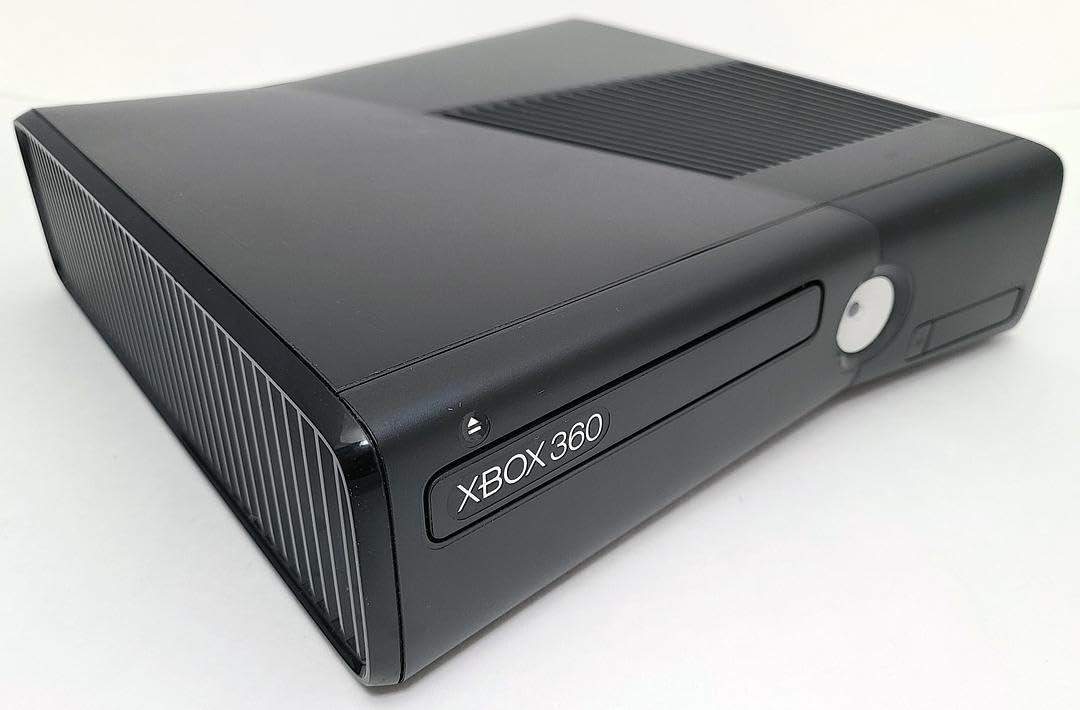 Xbox Microsoft 360 S Slim Console Bundle – Black 4GB System - Includes Controller, and Up to Date HDMI & Power Adaptor – Ready-to-Play Disc Gaming Kit! (Renewed)
