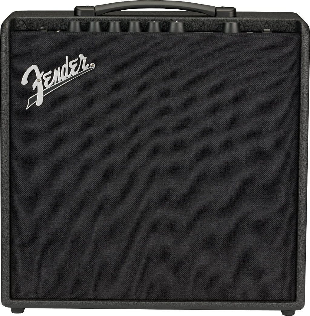 Fender Mustang LT50 Guitar Amp, 50 Watts, with 2-Year Warranty 30 Preset Effects with USB Audio Interface for Recording, Black