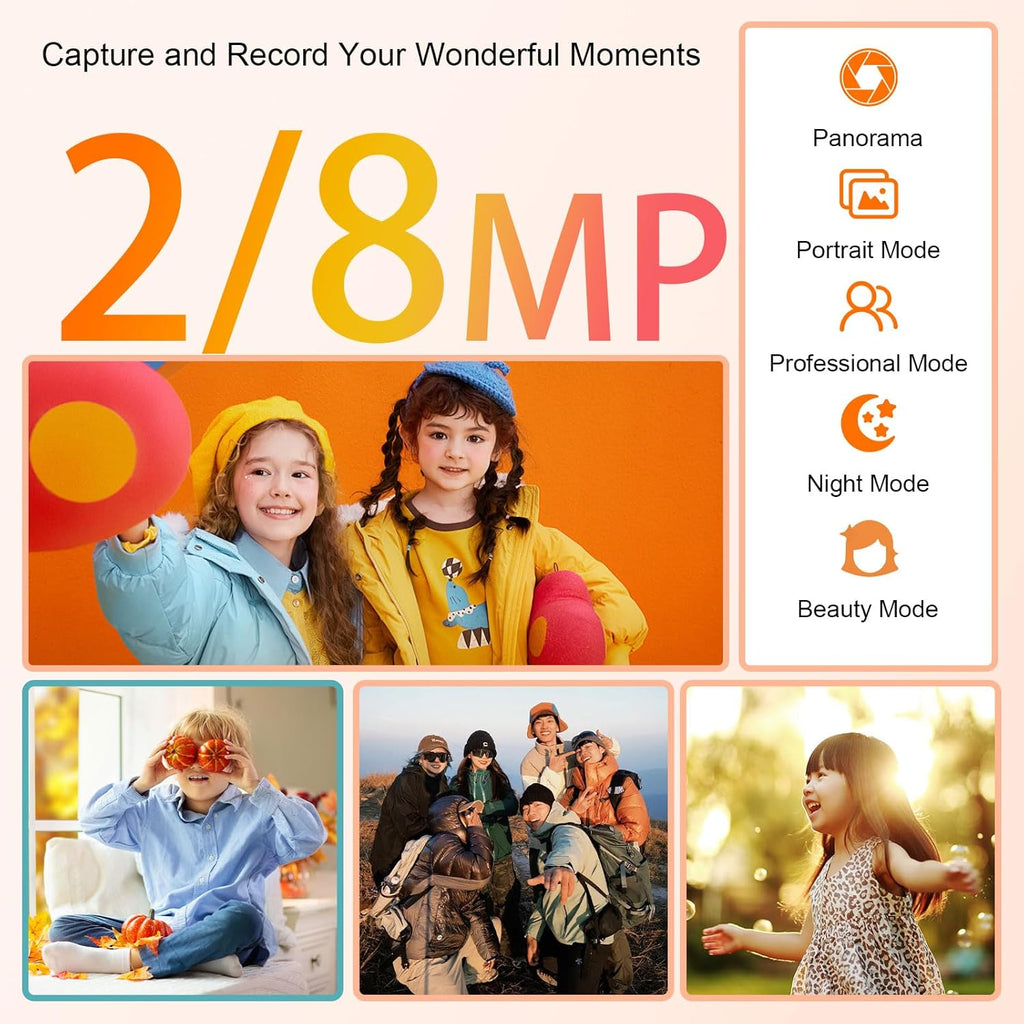 CUPEISI Android 15 Tablet 10 Inch, 20GB RAM+128GB ROM/2TB Expandable, 2.0GHz Quad-core Processor, 1280*800 HD Screen, 5G WiFi6 BT5.0, 2 in 1 Tablets with Keyboard Case Mouse Stylus, Widevine L1 Orange