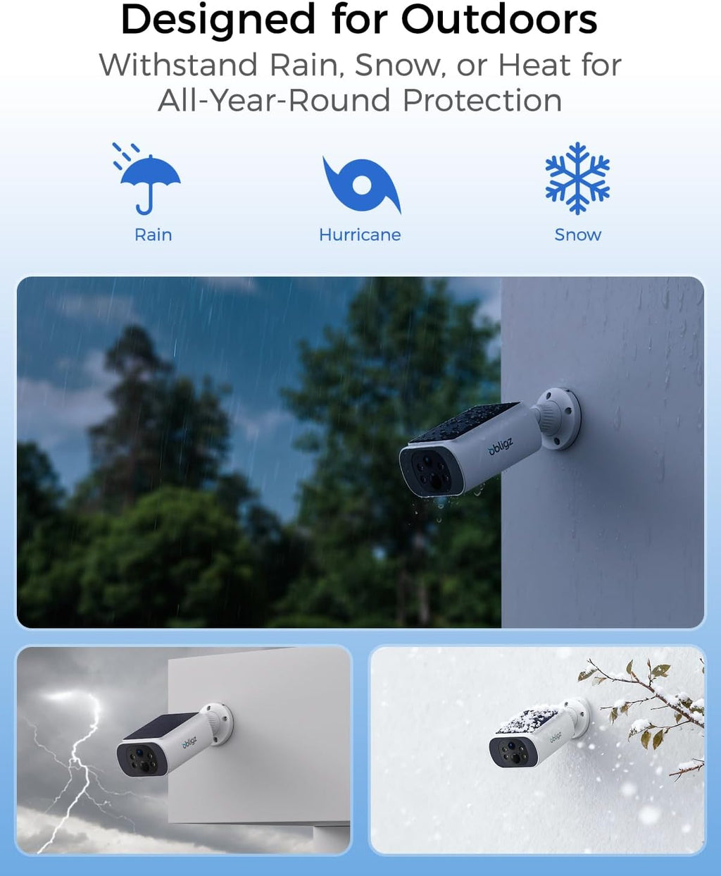 Solar Security Cameras Wireless Outdoor, 4MP Cameras for Home Security Camera System, 64GB Local Storage, No Subscription, Easy Setup, Color Night Vision, 2.4 & 5G WiFi, 4-Cam Kit