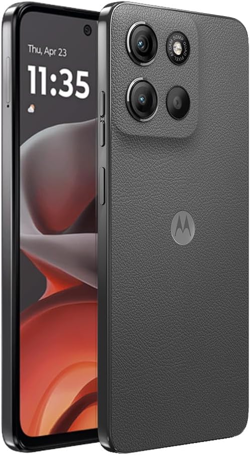 Motorola Moto G15 4G LTE (XT2521-2) 4+256GB Dual Sim | GSM Unlocked | International Model | for T-Mobile, Metro PCS, Mint & Tello - (Gray)