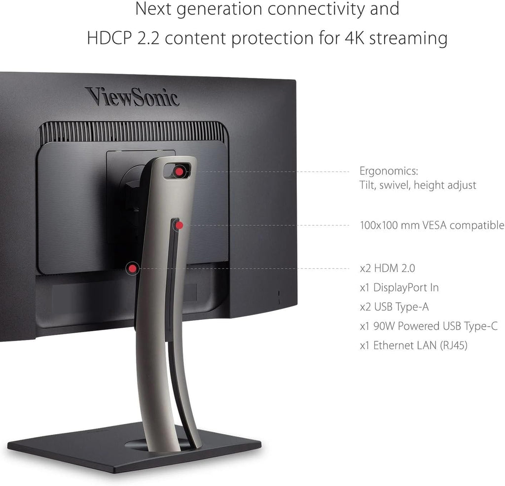 ViewSonic VP3481A 34-inch 3440 x 1440 100Hz 5ms UWQHD IPS Ultrawide Premium Monitor Bundle with Dock, ColorPro, Ethernet, HDMI, DisplayPort, USB-C