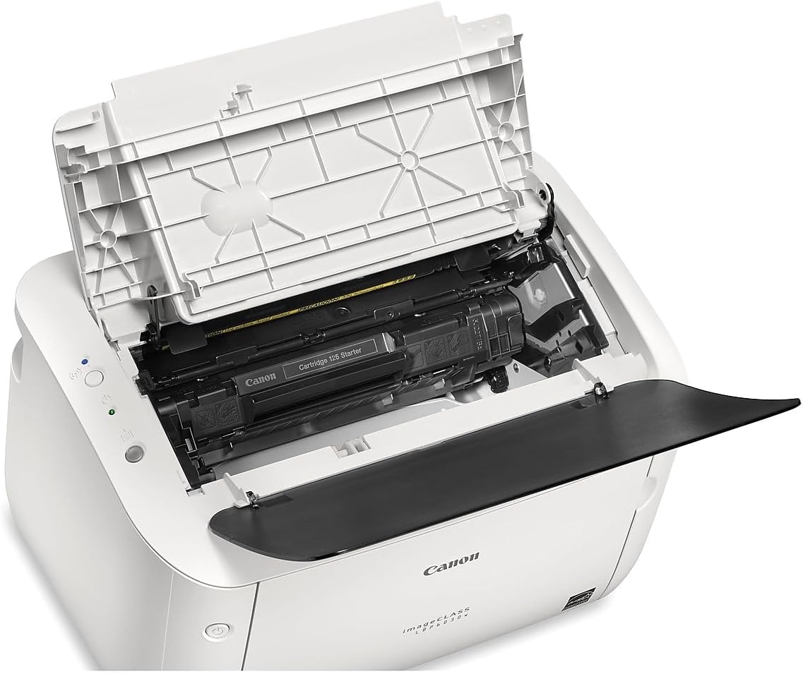 Canon imageCLASS LBP6030w - Monochrome Single-Function Wireless Compact Wireless Laser Printer, 1 Year Limited Warranty, 19 PPM, White - Print Only