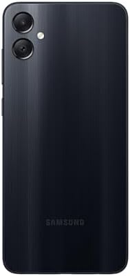 SAMSUNG Galaxy A05 (SM-A055M/DS), 128GB 4GB RAM, Dual SIM, Factory Unlocked GSM, International Version (Wall Charger Bundle) - (Black)