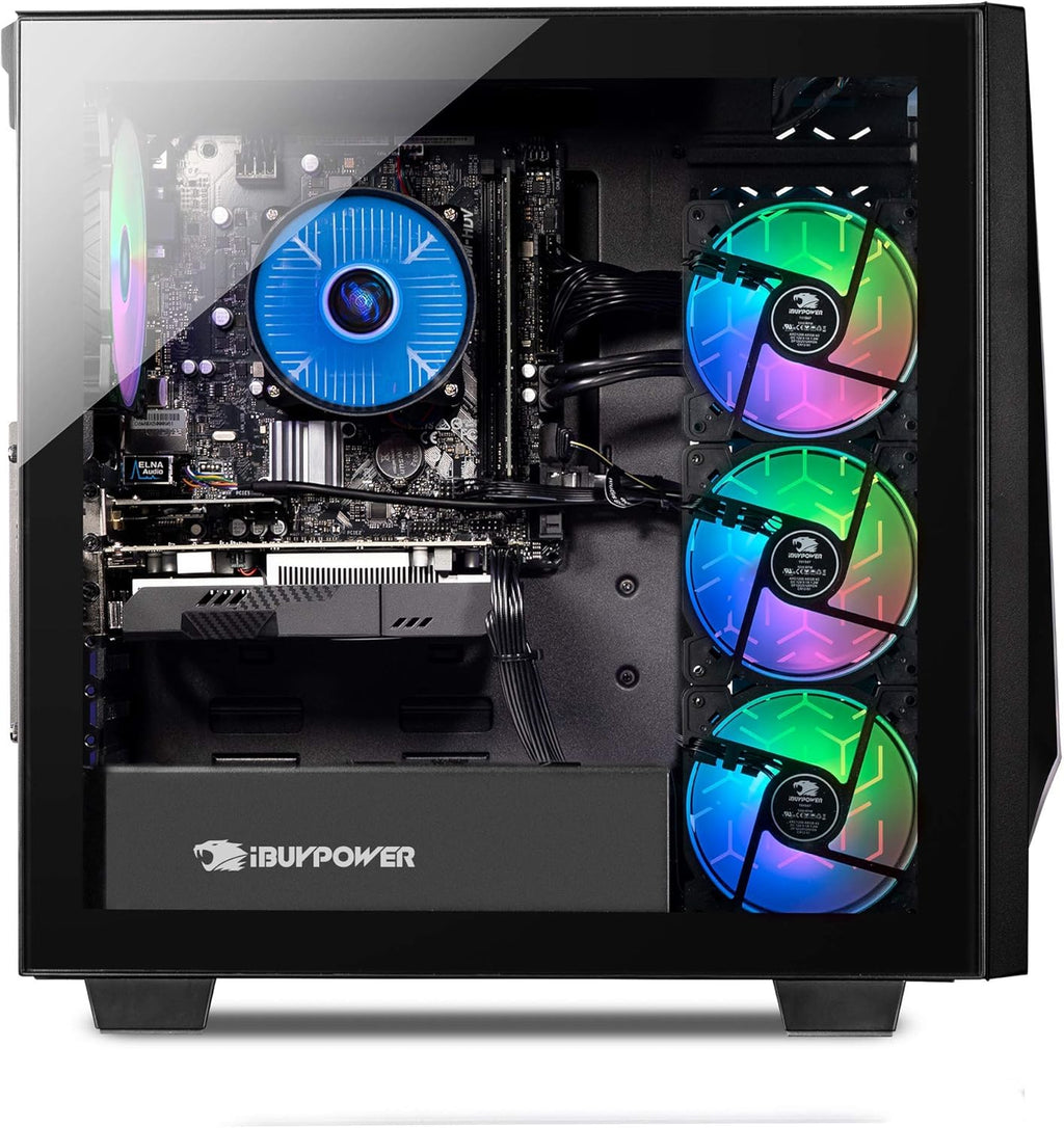 iBUYPOWER Pro Gaming PC Computer Desktop Trace 4 93G730 (AMD Ryzen 5 3600 3.6GHz, NVIDIA GeForce GT 730 2GB, 8GB DDR4 RAM, 240GB SSD, WiFi Ready, Windows 10 Home)