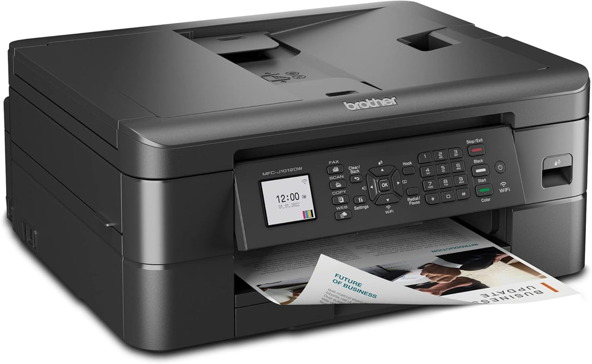 Brother MFC-J1012DW Wireless Colour Inkjet All-in-One Printer with Mobile Device and Duplex Printing, for Home Office and Personal Use, Refresh Subscription Ready