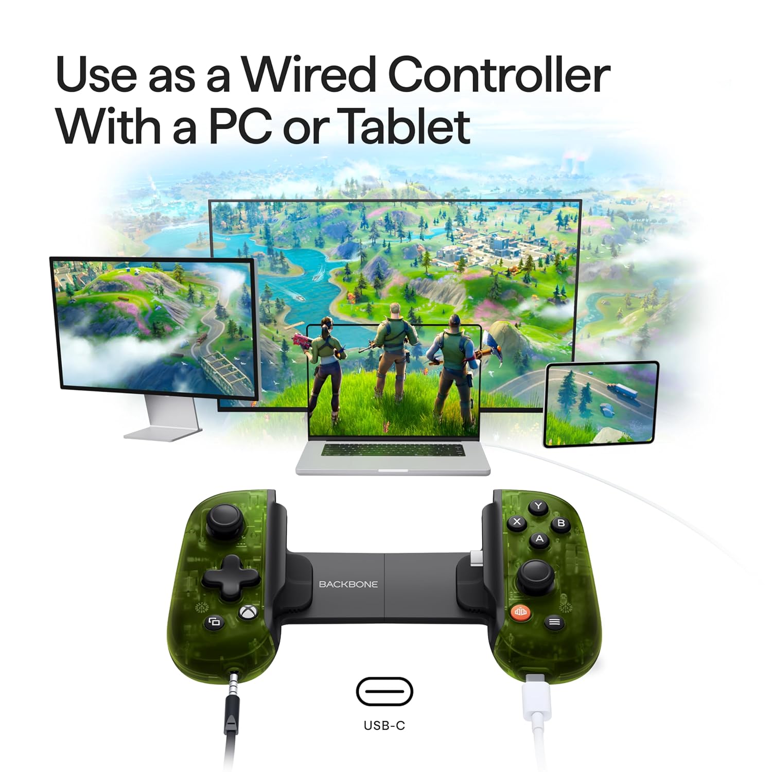 Backbone One Mobile Gaming Controller Xbox Edition – USB-C Phone Controller for iPhone 15/16/17 & Android, Play with Xbox Game Pass Ultimate (1-Month Access Included), Stream from Console or PC & More