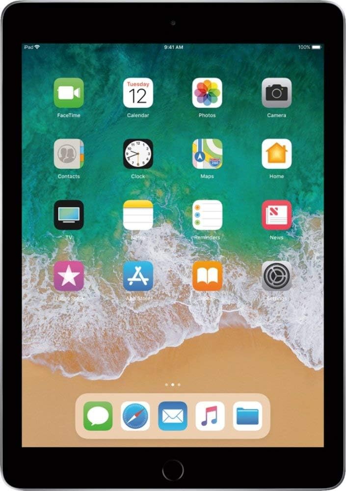 Apple 2017 iPad (9.7-inch, WiFi + Cellular, 32GB) - Space Gray (Renewed)