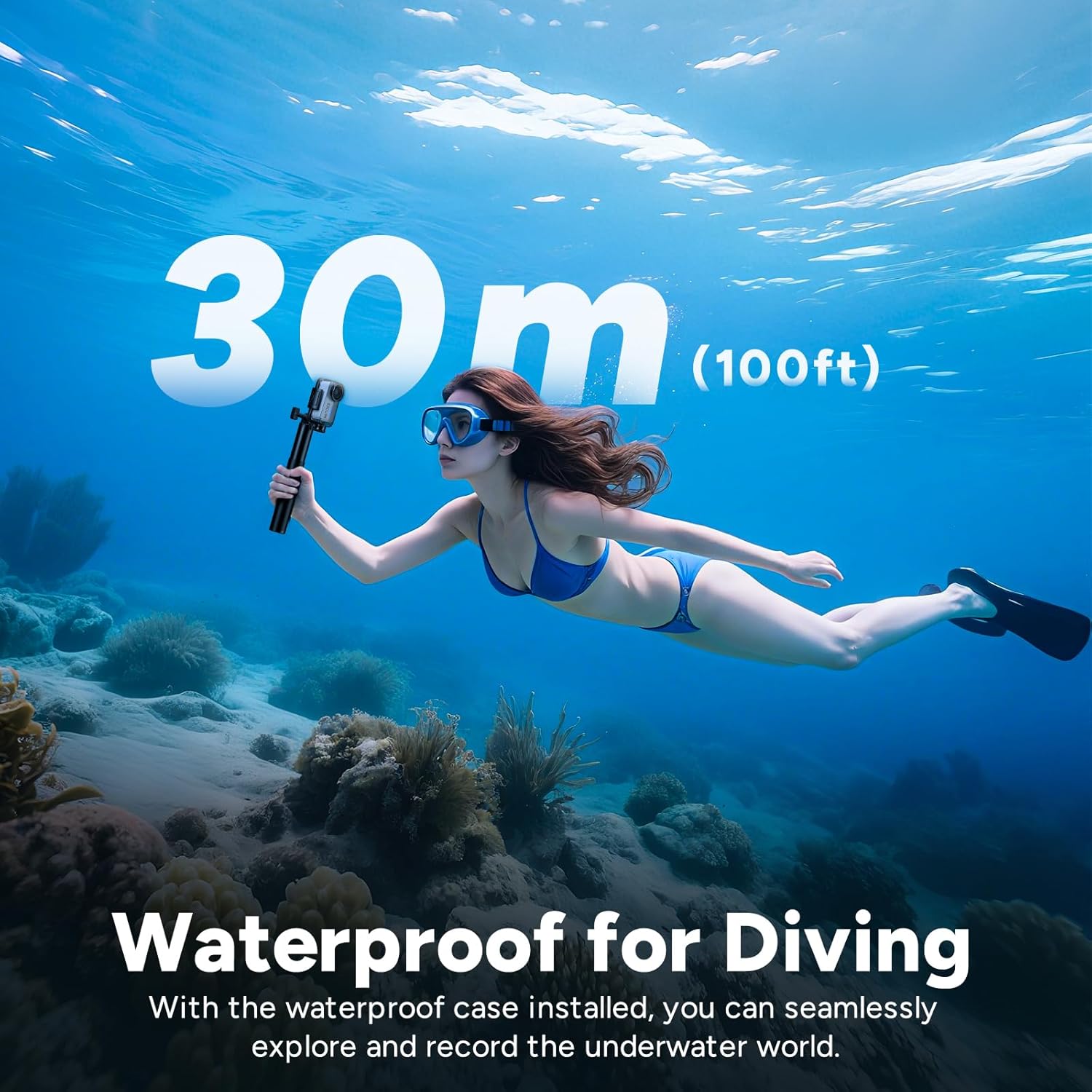 SJCAM C110+ 4K Mini Body Camera with 6-Axis Gyro Stabilizer,170° Wide Angle Magnetic POV Wearable Action Cam, 30M Waterproof, 64GB Card, Hands-Free Recording for Helmet, Motorcycle & Vlogging