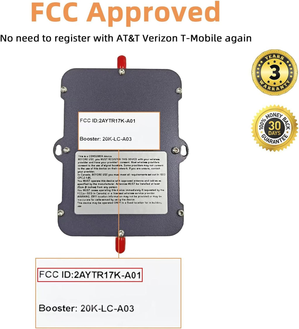 Cell Phone Booster for Home & Multi-Room,Up to 7,000 sq ft,Cell Phone Signal Booster for Band 5/12/13/17,Boost 5G 4G Data for All U.S. Carriers FCC Approved Cell Signal Booster