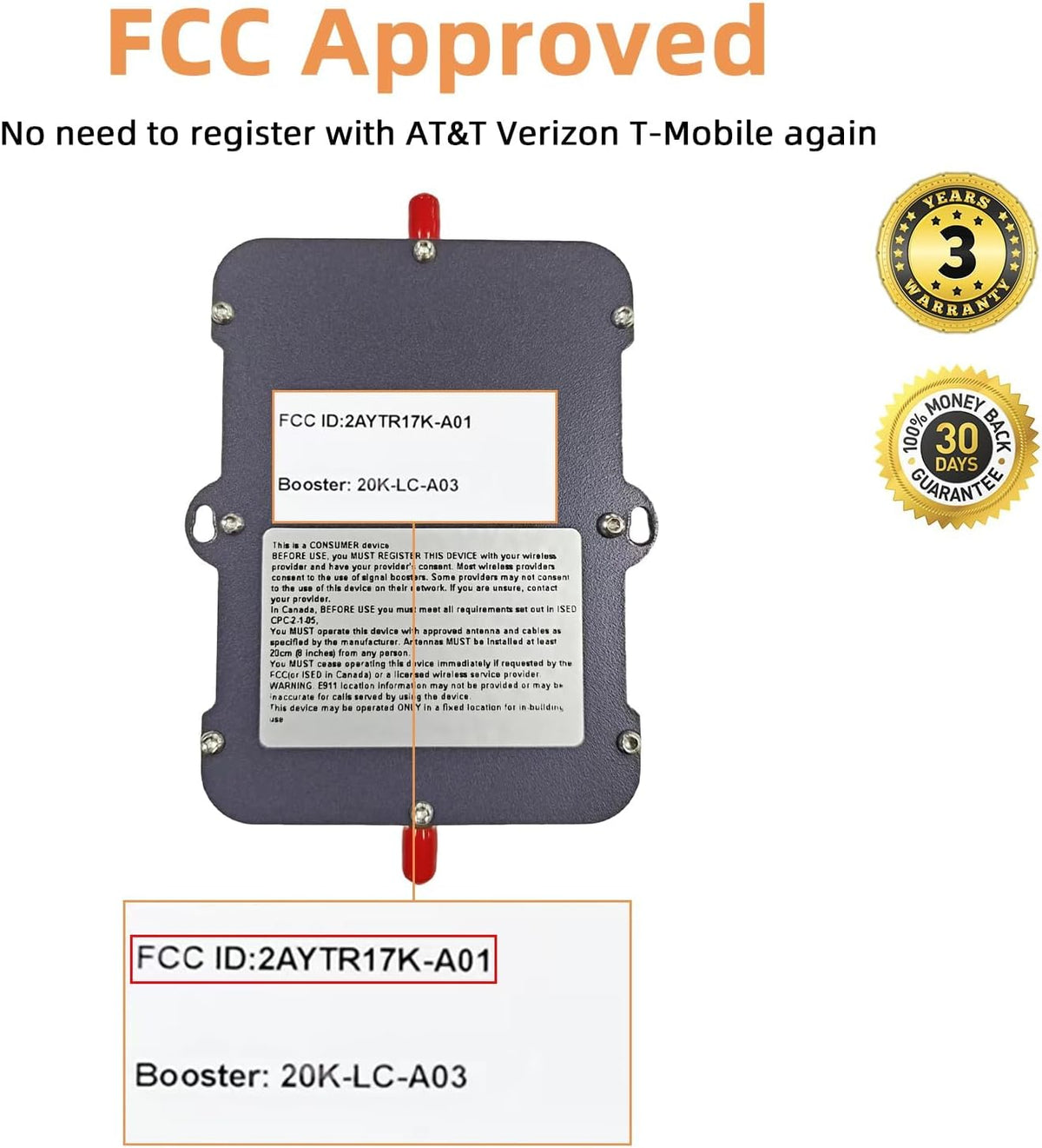 Cell Phone Booster for Home & Multi-Room,Up to 7,000 sq ft,Cell Phone Signal Booster for Band 5/12/13/17,Boost 5G 4G Data for All U.S. Carriers FCC Approved Cell Signal Booster