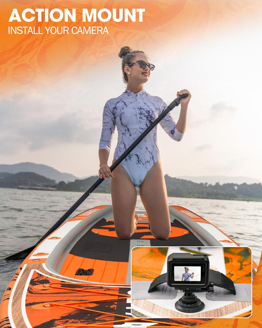 CETANA 11'6×35" Extra Wide Stand Up Paddle Board for Adults & Youth, 400lb Capacity Inflatable Paddle Board, Sup for 2+1 Person with Removable US Fin, 100L Backpack, Floating Paddle, Safety Leash