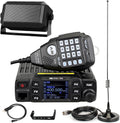 Retevis RT95 Mobile Ham Radio kit, with Antenna and External Speaker, Dual Band, Rotatable LCD Display, Chirp, 2m 70cm Ham Radio Base Station, Long Range Mobile Transceiver for Home, Vehicle