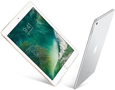 Apple iPad with WiFi, 32GB, Silver (2017 Model) (Renewed)