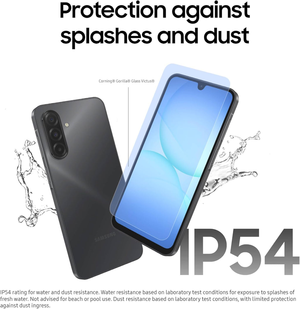 Samsung Galaxy A17 5G Smart Phone, 128GB, Large AMOLED, High-Res Camera, Durable Design, Super Fast Charging, Expandable Storage, Circle to Search, 2025, US 1 Yr Manufacturer Warranty, Blue