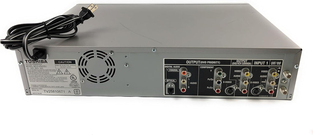 Toshiba D-VR4X Multi-Drive DVD Recorder/VCR Combo
