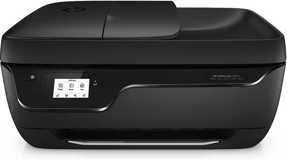 HP OfficeJet 3830 All-in-One Wireless Color Printer with Mobile Printing, HP Instant Ink & Amazon Dash Replenishment Ready (K7V40A) (Renewed)