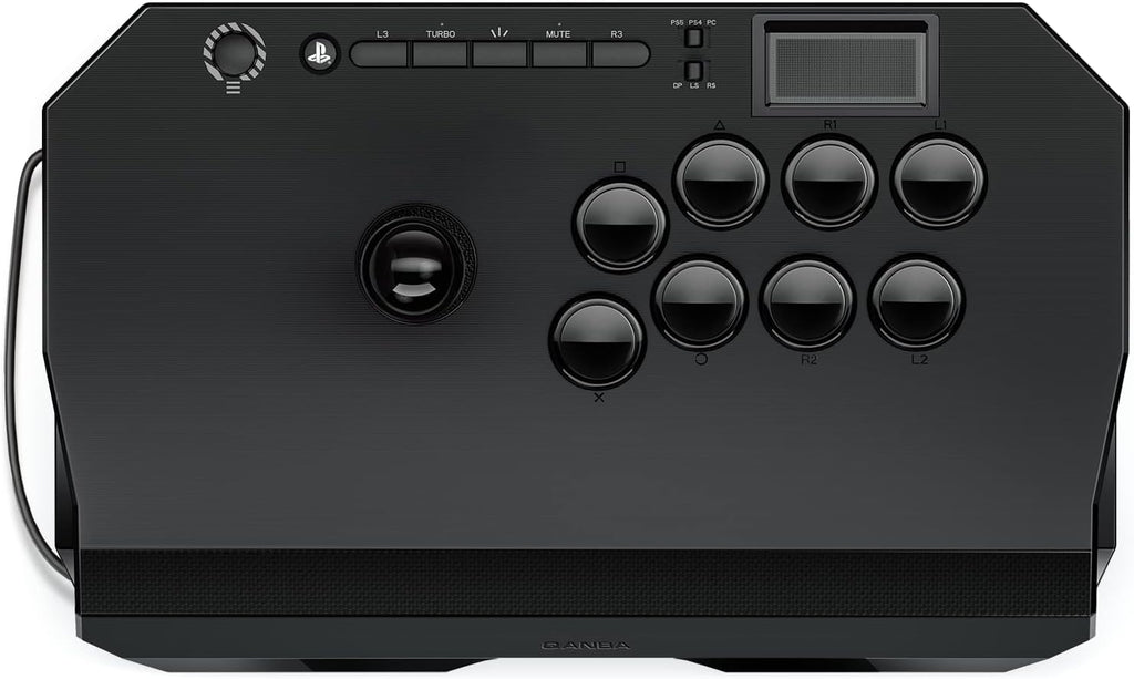 Qanba N3 Drone 2 Wired Joystick for PlayStation 5/4 and PC (Fighting Stick) Officially Licensed Sony Product