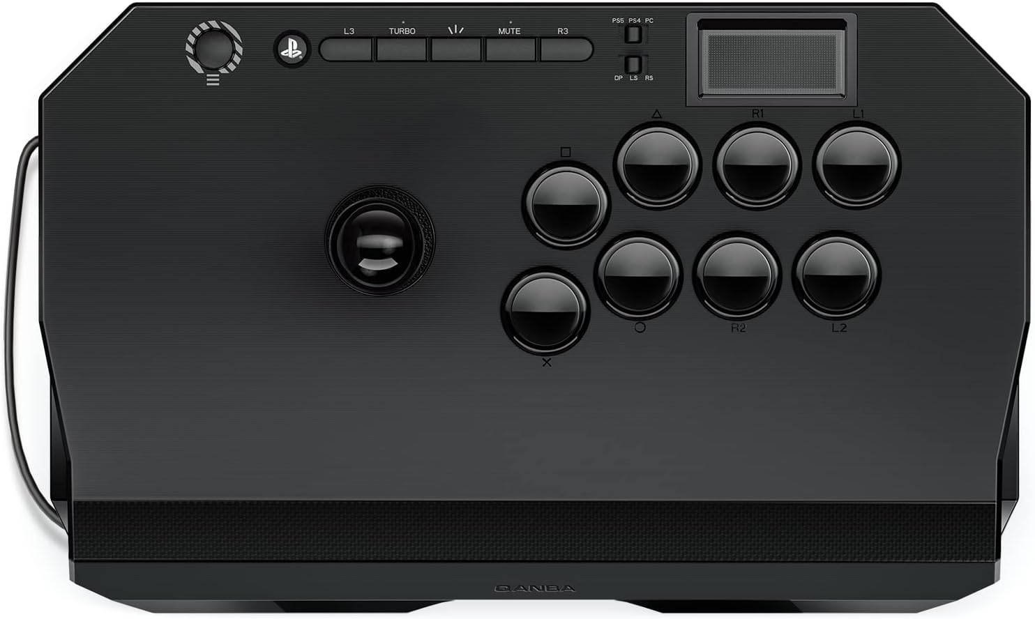 Qanba N3 Drone 2 Wired Joystick for PlayStation 5/4 and PC (Fighting Stick) Officially Licensed Sony Product