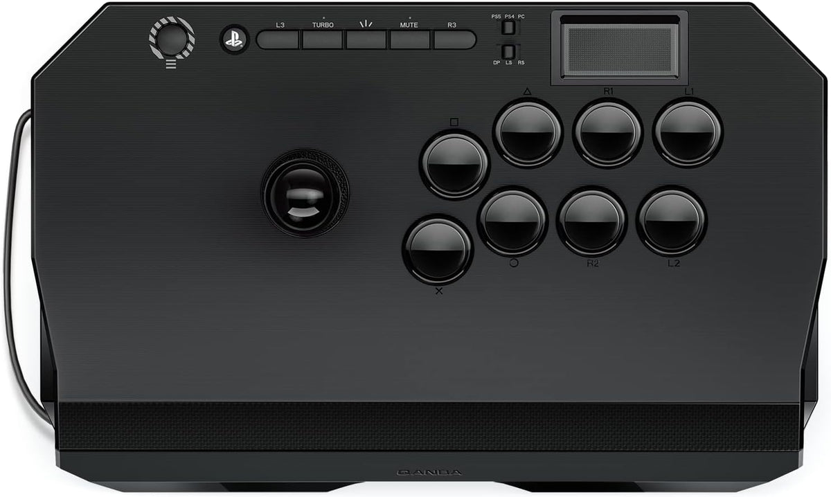 Qanba N3 Drone 2 Wired Joystick for PlayStation 5/4 and PC (Fighting Stick) Officially Licensed Sony Product