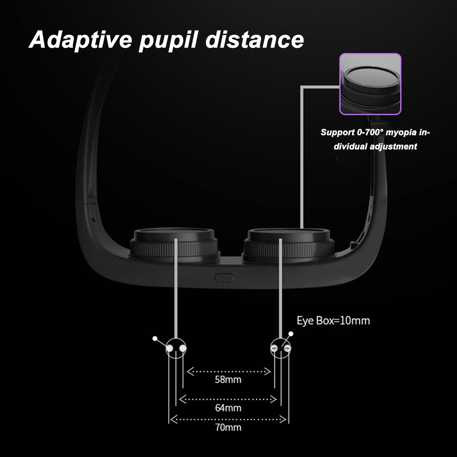 Diydeg AR Glasses, 4K HD 3D IMAX Wearable VR Headset Smart Glasses for Video Display, Myopia Friendly Portable Augmented Reality for Watch, Stream & Game on PC/Tablet/Console